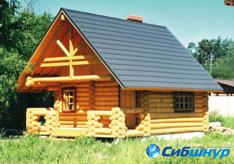 баня из ели